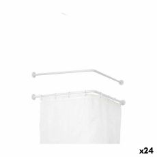 Gardinstång Berilo B0769L Vit Aluminium 80 cm För dusch (24 antal)