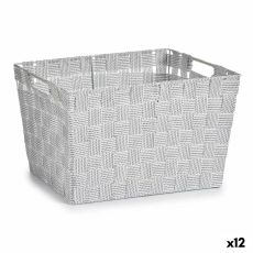 Tvättkorg Kipit A3-6875 Vit Tyg 10 L 25 x 20 x 35 cm (12 antal)