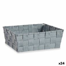 Multifunktionell korg Kipit A3-6930A9 Grå Tyg 2,4 L 20 x 8 x 24 cm (24 antal)