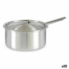 Kastrull med lock Kinvara 100023 Silvrig Aluminium Ø 24 cm 5 L (10 antal)