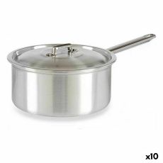 Kastrull med lock Kinvara 100021 Silvrig Aluminium 3 L 22 x 12 x 38 cm (10 antal)