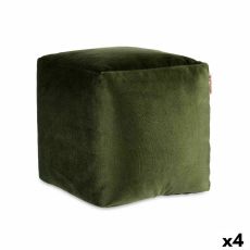 Puff Sammet Grön 30 x 30 x 30 cm (4 antal)