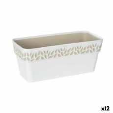 Blomlåda Stefanplast Cloe Vit Plast 13,3 x 12,3 x 29,3 cm (12 antal)