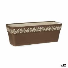 Blomlåda Stefanplast Gaia Brun Plast 18 x 17 x 49,5 cm (12 antal)