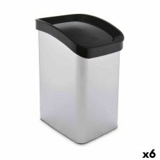 Papperskorg Berilo D085-1 Silvrig Plast 12 L Tipplastbil (6 antal)