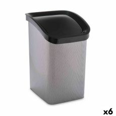 Papperskorg Berilo D093-2 Mörkgrå Plast 23 L Tipplastbil (6 antal)