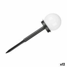 Markör Labda Solcellsladdning Vit Svart Plast 10 x 34,5 x 10 cm (12 antal)