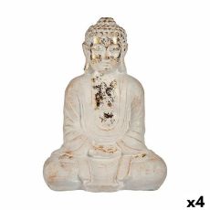 Dekorativ Trädgårdsfigur Ibergarden CC20410 Polyresin Buddha 17 x 37 x 26 cm (4 antal)