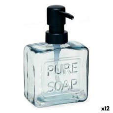 Tvåldispenser Pure Soap 250 ml Glas Svart Plast (12 antal)