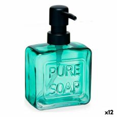 Tvåldispenser Berilo Pure Soap Grön Glas Plast 250 ml 9 x 15 x 5 cm (12 antal)