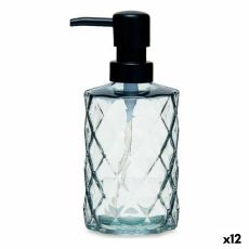 Tvåldispenser Berilo CN-B5463VB-1-368 Svart Glas Plast Diamant 410 ml 9 x 18 x 7 cm (12 antal)
