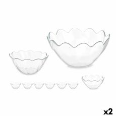 Skålset Pasabahce Hasir Transparent Glas (2 antal)