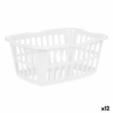 Korg Kipit 8067-W Vit polypropen 50 L 58 x 24 x 42 cm (12 antal)