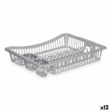 Diskställ Kinvara YMA04 1095 01 Silvrig 46 x 8 x 36 cm (12 antal)