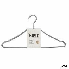 Klädhängarset Kipit 29100190 Silvrig Metall 39,5 x 20 x 0,5 cm (24 antal)