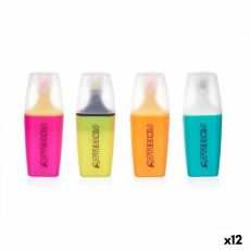 Fluorescerande markörsuppsättning Pincello 495 Gul Grön Multicolour Orange Rosa (12 antal)