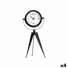 Asztali óra Tripod Svart Metall 12 x 30 x 12 cm (4 antal)