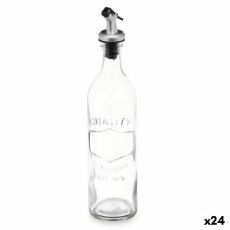 Oljeflaska Vivalto YHP-SZ57A/TH12 Transparent Glas Med relief 500 ml (24 antal)