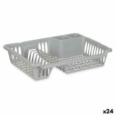 Torkställ Silvrig 40 x 8 x 29,5 cm (24 antal)