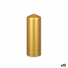 Ljus Acorde 92540 Gyllene 7 x 20 x 7 cm (12 antal)