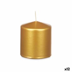 Ljus Acorde 92542 Gyllene 9 x 10 x 9 cm (12 antal)