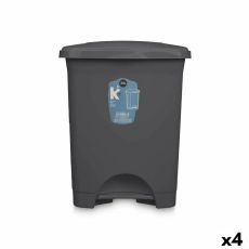 Pedalhink Antracitgrå Plast 30 L (4 antal)