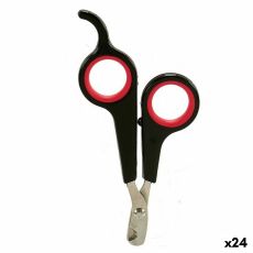 Nagelklippare Svart Röd 6 x 0,5 x 11,5 cm Husdjur (24 antal)
