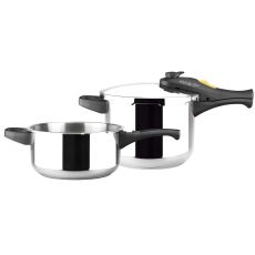 Tryckkokare, set Magefesa STYLE 3+6L 3 L 6 L Rostfritt stål Plast 2 Delar