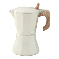 Italiensk Kaffepanna Oroley Petra Kräm Aluminium 9 Koppar