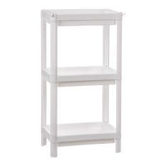 Badrumshyllor Ballete Vit Plast 35,5 x 23 x 75 cm