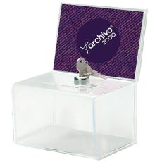 Urna Archivo 2000 Transparent 15,5 x 11 x 20,5 cm