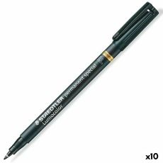 Permanent markörpenna Staedtler Lumocolor Special F Svart (10 antal)