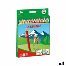 Färgpennor Alpino Multicolour 36 Delar (4 antal)