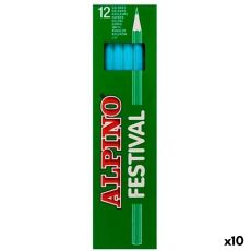 Färgpennor Alpino Ljusblå 12 Delar (10 antal)