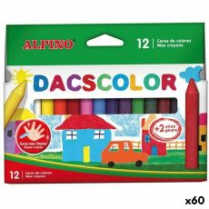 Tjocka färgpennor Alpino Dacscolor Multicolour 12 Delar (60 antal)