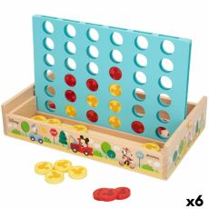 4 i Rad Disney 25 x 16 x 15,5 cm (6 antal) (37 Delar)