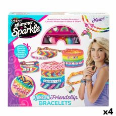 Armbandssats Cra-Z-Art Friendship Plast 15 x 23 x 0,1 cm (4 antal)