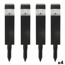 Uppsättning med solcellsstav Aktive 4 Delar Plast 6 x 39,5 x 6 cm (4 antal)