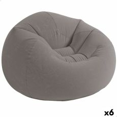Uppblåsbar fåtölj Intex Grå 107 x 69 x 104 cm 114 x 71 x 114 cm (6 antal)