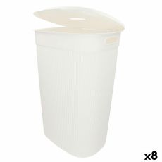 Tvättkorg Curver Vit Plast 55 L 44 x 61 x 35 cm (8 antal)