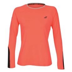 Babolat Core ls tee women fluo strike/rabbit XL