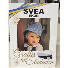 Studentskylt 50x70cm GLITTER NR 06