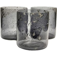 Ljuskopp Glas Transparent Orange Brun Grå