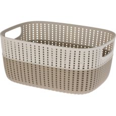 Korg Förvaring Beige Rosa Grå Grön Plast 38x28 cm