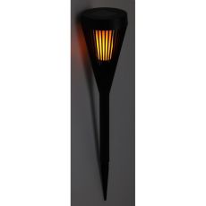 Solcellslampa Svart Lampa Spjut Trädgård