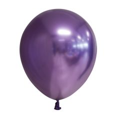 Ballong Blank Lila Spegelballong 6-pack 30 cm Latex