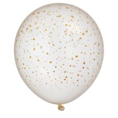 Ballong Stjärnor 6-pack 30 cm Latex