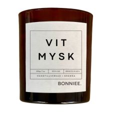Bonniee Doftljus Vit Mysk 150 gram