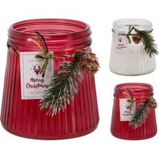 Ljus Glasburk Vit 11 cm