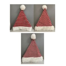 Tomteluva Stickad Vågig Röd